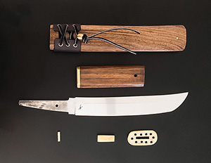 JN handmade collectible knife Seppuku C32h