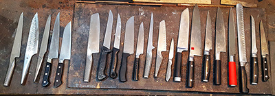 JN ακόνισμα, συντήριση μαχαιριών 14