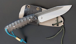 JN handmade tactical knife T42b