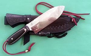 JN Coltello Bushcraft fatto a mano B19a