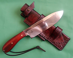 JN Coltello Bushcraft fatto a mano B20a