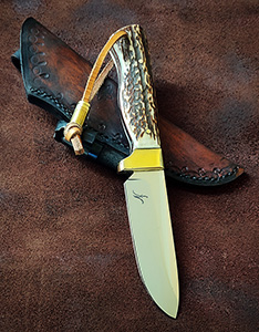 JN handmade bushcraft knife B21a