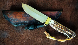 JN handmade bushcraft knife B21d