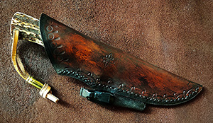 JN handmade bushcraft knife B21f