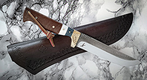 JN Coltello Bushcraft fatto a mano B26b