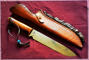 JN Coltello Bushcraft fatto a mano B29b