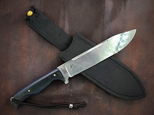 JN Coltello Bushcraft fatto a mano B30b