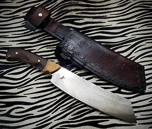 JN Coltello Bushcraft fatto a mano B37a