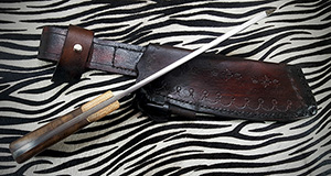 JN handmade bushcraft knife B37d