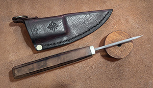 JN handmade scandi knife B40e