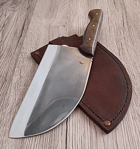 JN Coltello Serbian cleaver fatto a mano CCW43a