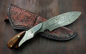 JN handmade damascus knife C18b