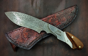 JN handmade damascus knife C18d