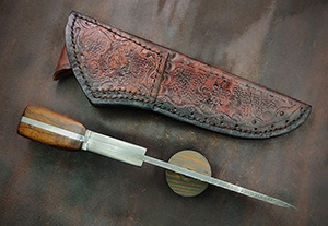 JN handmade damascus knife C18e