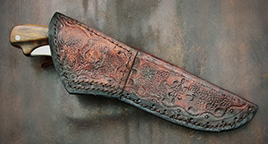 JN handmade damascus knife C18f