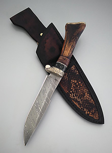 JN handmade damascus knife C26a