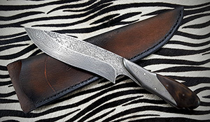 JN handmade damascus knife C27c