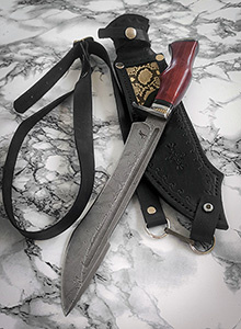 JN handmade damascus knife C28a