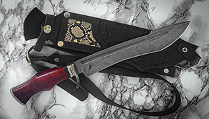 JN handmade damascus knife C28b