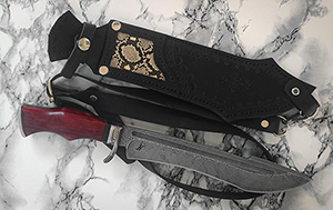 JN handmade damascus knife C28c