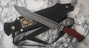 JN handmade damascus knife C28d