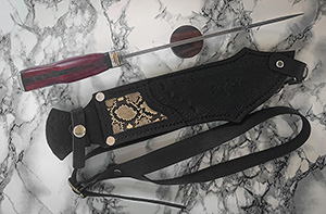 JN handmade damascus knife C28e