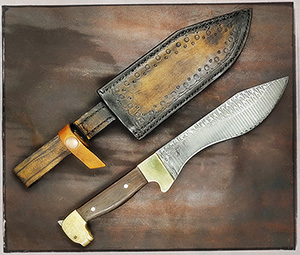 JN handmade damascus knife C2c