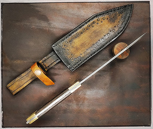 JN handmade damascus knife C2e
