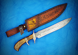 JN handmade damascus knife C30a
