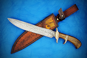 JN handmade damascus knife C30d