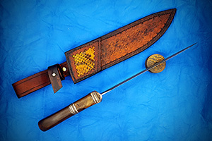 JN handmade damascus knife C30e