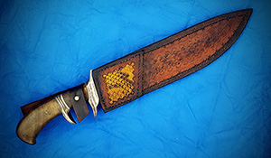 JN handmade damascus knife C30g