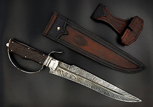 JN handmade damascus knife C31a