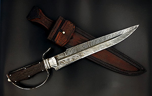 JN handmade damascus knife C31c
