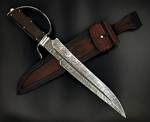 JN handmade damascus knife C31f