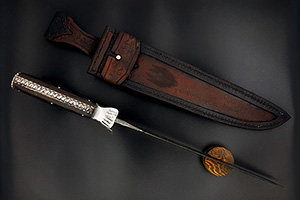 JN handmade damascus knife C31g