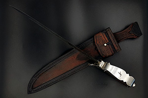 JN handmade damascus knife C31h