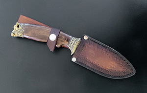 JN handmade collectible knife Seppuku C33f
