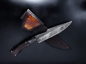 JN handmade damascus knife C6b