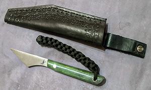 JN coltello kiridashi fatto a mano EDC18c