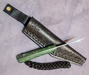 JN coltello kiridashi fatto a mano EDC18d