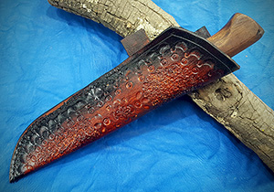 JN handmade damascus hunting knife H17e
