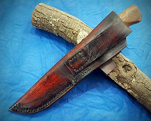 JN handmade damascus hunting knife H17f