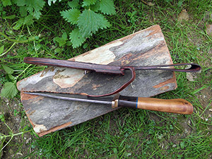 JN handmade damascus hunting knife H19c
