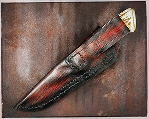 JN handmade Damascus Hunting knife H35g