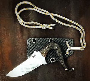 JN handmade neck knife N2b