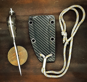 JN handmade neck knife N2d