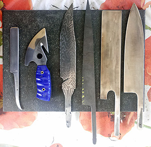 JN handmade knives set 3