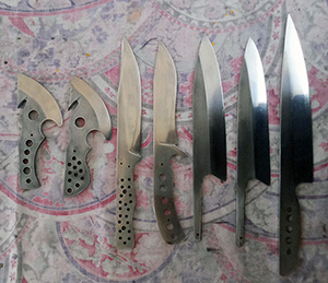 JN handmade knives set 1