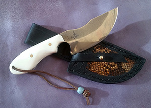 JN handmade skinner knife S10c